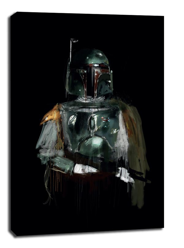 Image of Star Wars Gwiezdne Wojny Boba Fett - obraz na płótnie Wymiar do wyboru: 90x120 cm