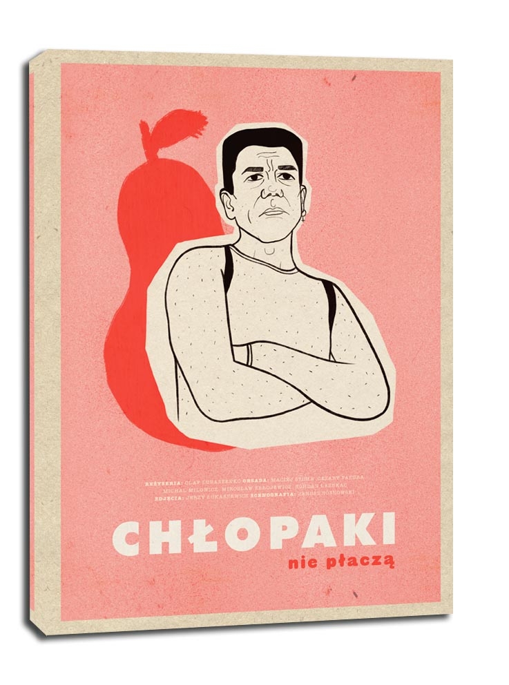 Image of Chłopaki nie Płaczą Grucha - obraz na płótnie Wymiar do wyboru: 61x91,5 cm
