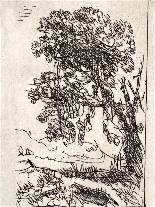 Image of The Two Landscapes (Left Tree), Claude Lorrain - plakat Wymiar do wyboru: 20x30 cm