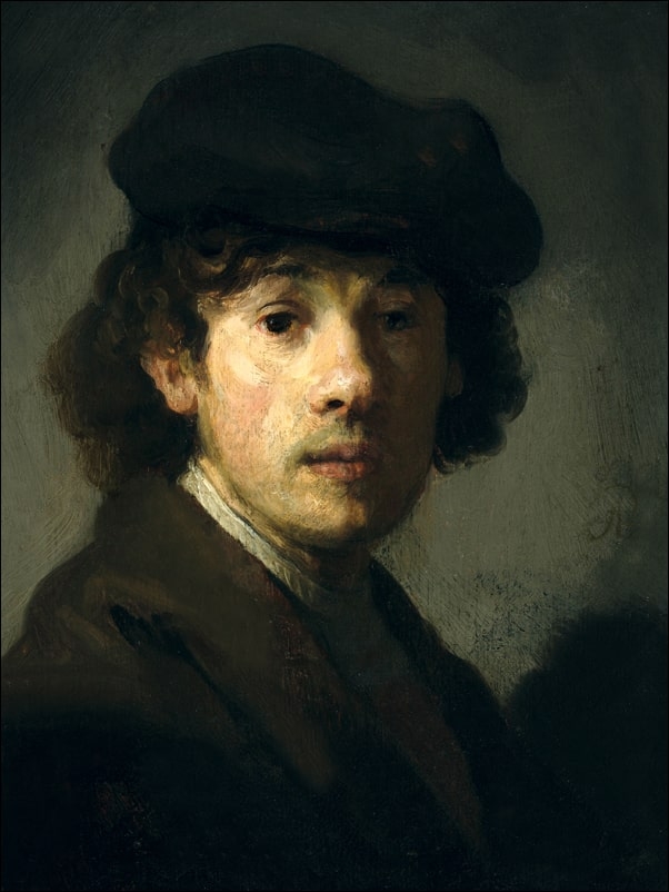 Image of Rembrandt (1606–1669) as a Young Man, Rembrandt - plakat Wymiar do wyboru: 21x29,7 cm