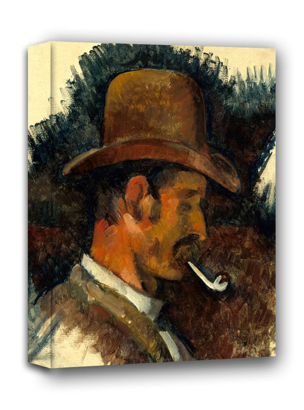 Image of Man with Pipe, Paul Cézanne - obraz na płótnie Wymiar do wyboru: 40x50 cm