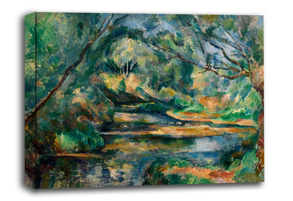 Image of The Brook, Paul Cézanne - obraz na płótnie Wymiar do wyboru: 100x70 cm