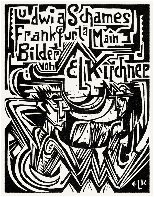 Image of Ludwig Schames, Frankfurt am Main, Ernst Ludwig Kirchner - plakat Wymiar do wyboru: 30x40 cm