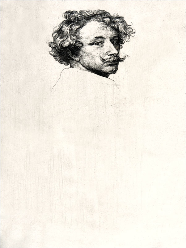 Image of Self-Portrait, from The Iconography, Anthony van Dyck - plakat Wymiar do wyboru: 21x29,7 cm