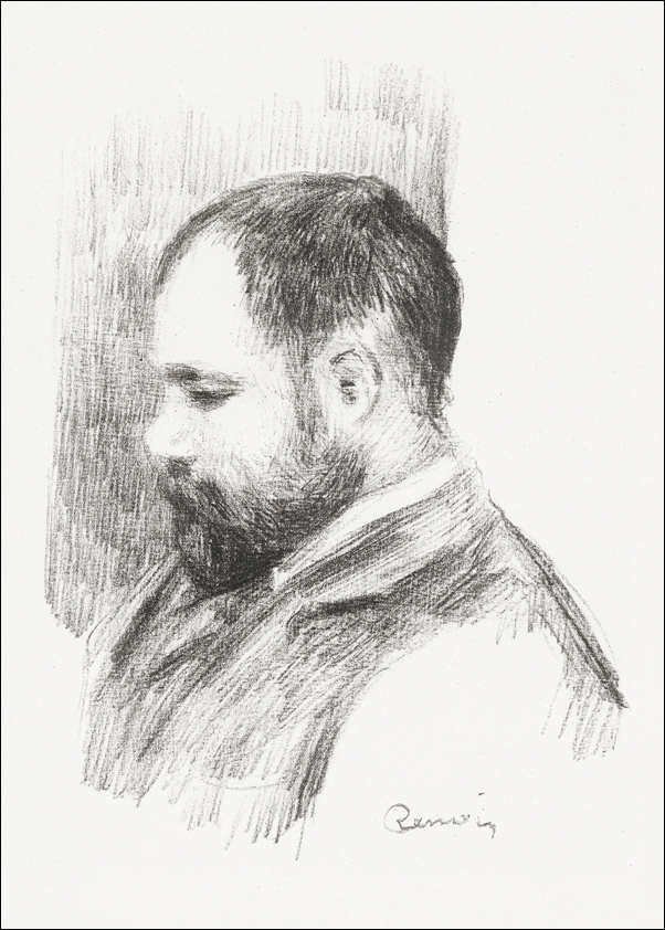 Image of Portrait of Ambroise Vollard, Auguste Renoir - plakat Wymiar do wyboru: 70x100 cm