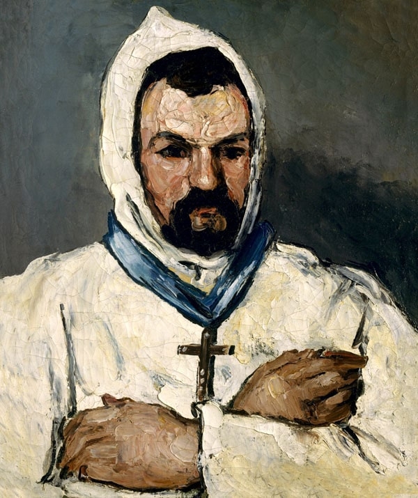 Image of Antoine Dominique Sauveur Aubert as Monk, Paul Cézanne - plakat Wymiar do wyboru: 21x29,7 cm