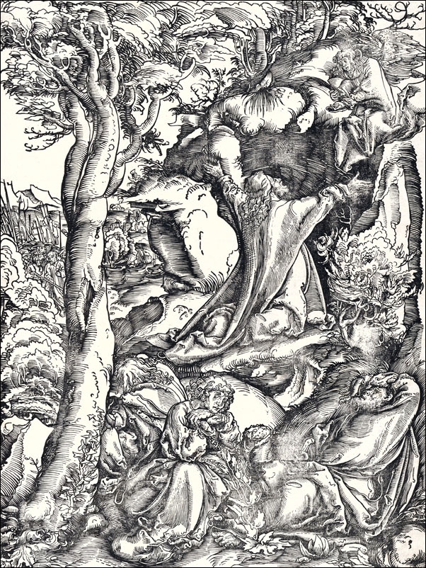 Image of Christ on the Mount of Olives, Lucas Cranach the Elder - plakat Wymiar do wyboru: 21x29,7 cm