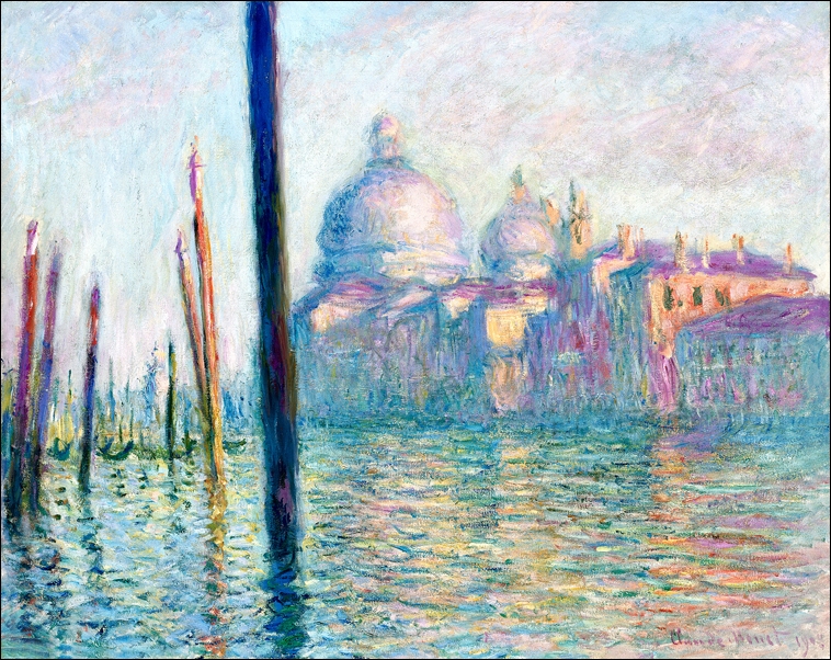 Image of The grand canal in venice, Claude Monet - plakat Wymiar do wyboru: 70x50 cm