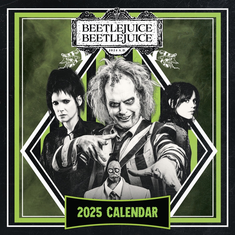 Image of Sok z Żuka Beetlejuice Beetlejuice - Oficjalny Kalendarz 2025 Ścienny