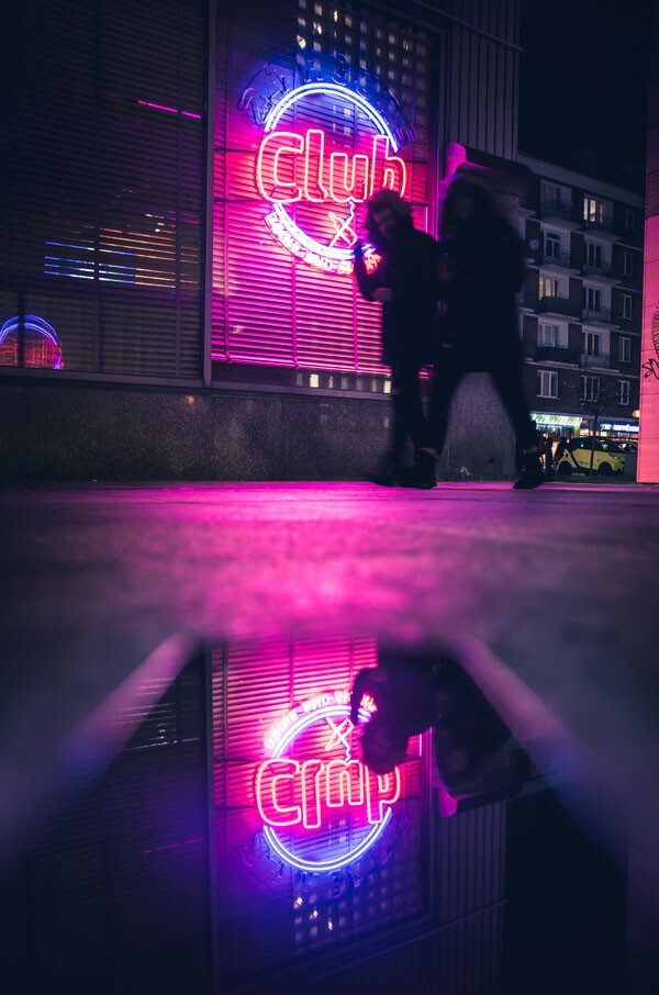 Image of Neon Club - plakat premium Wymiar do wyboru: 20x30 cm