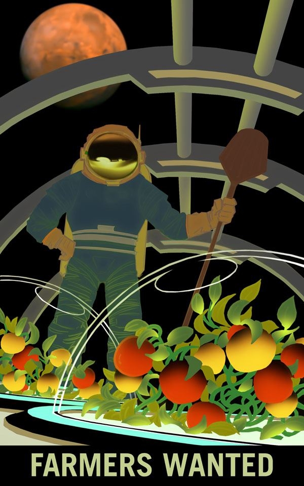 Image of Farmers Wanted - plakat Wymiar do wyboru: 60x80 cm