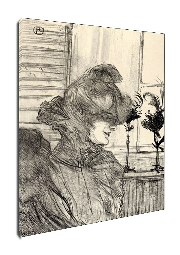 Image of Louise Blouet Le Margoin, Henri de Toulouse-Lautrec - obraz na płótnie Wymiar do wyboru: 40x50 cm