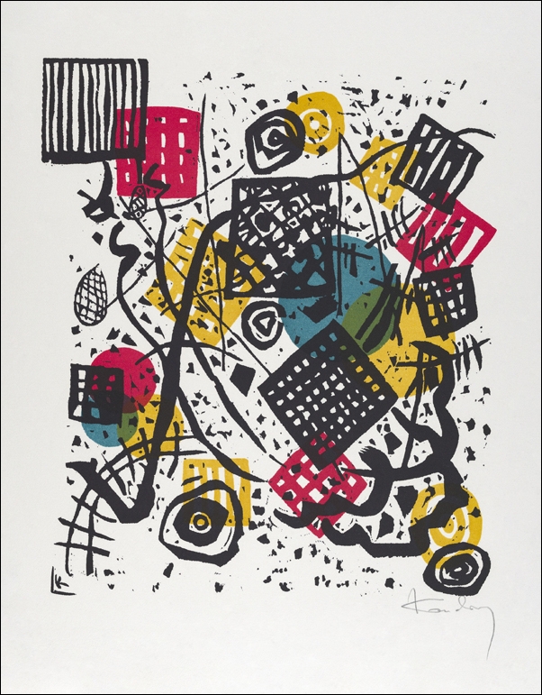 Image of Kleine Welten V, Wassily Kandinsky - plakat Wymiar do wyboru: 30x40 cm