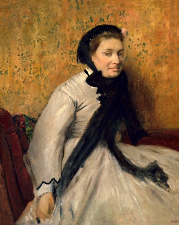 Image of Portrait of a Woman in Gray, Edgar Degas - plakat Wymiar do wyboru: 61x91,5 cm
