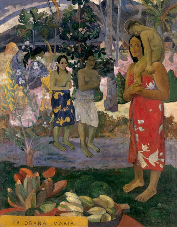 Image of Ia Orana Maria, Paul Gauguin - plakat Wymiar do wyboru: 29,7x42 cm