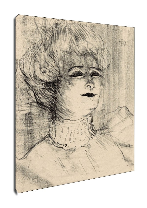 Image of Marie Louise Marsy, Henri de Toulouse-Lautrec - obraz na płótnie Wymiar do wyboru: 60x80 cm