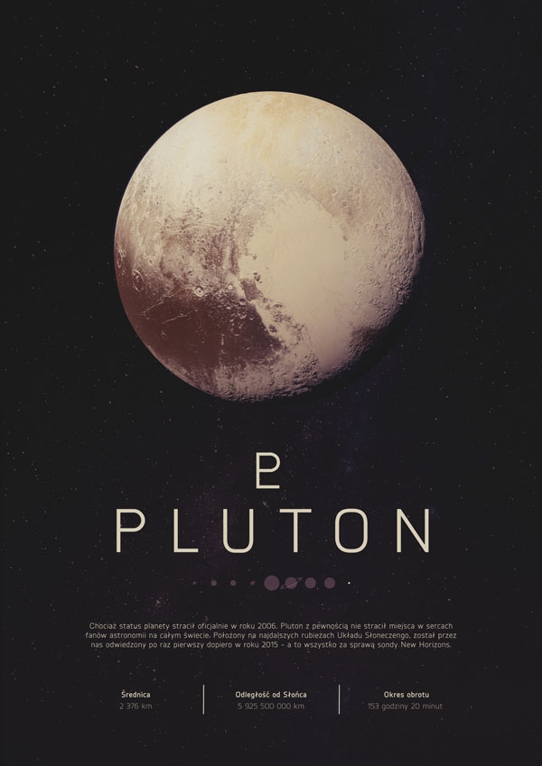 Image of Pluton - plakat Wymiar do wyboru: 60x80 cm