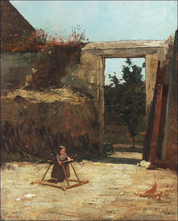 Image of French Farmyard, Winslow Homer - plakat Wymiar do wyboru: 20x30 cm