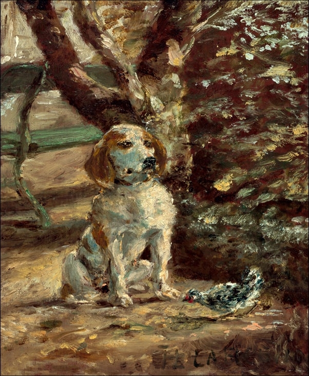 Image of The Artist_s Dog Flèche, Henri de Toulouse-Lautrec - plakat Wymiar do wyboru: 40x60 cm