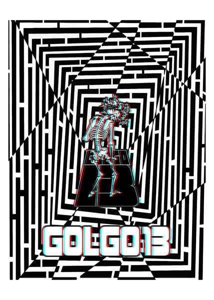 Image of Maze Gaze Golgo 13 - plakat 3D Wymiar do wyboru: 50x70 cm