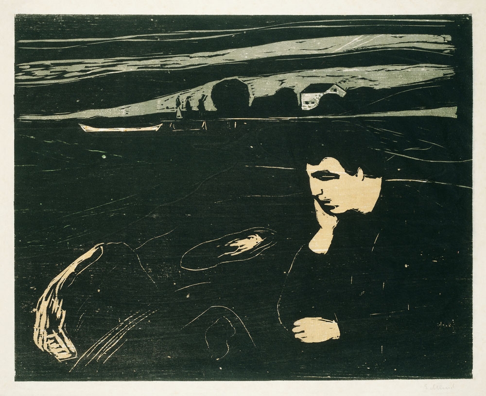 Image of Melancholy III (1902), Edvard Munch - plakat Wymiar do wyboru: 29,7x42 cm