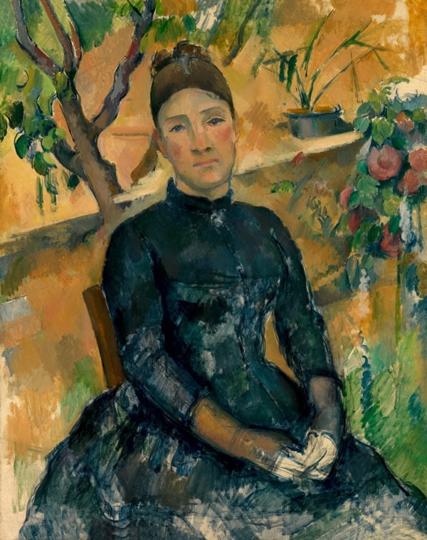 Image of Madame Cézanne in the Conservatory, Paul Cézanne - plakat Wymiar do wyboru: 20x30 cm