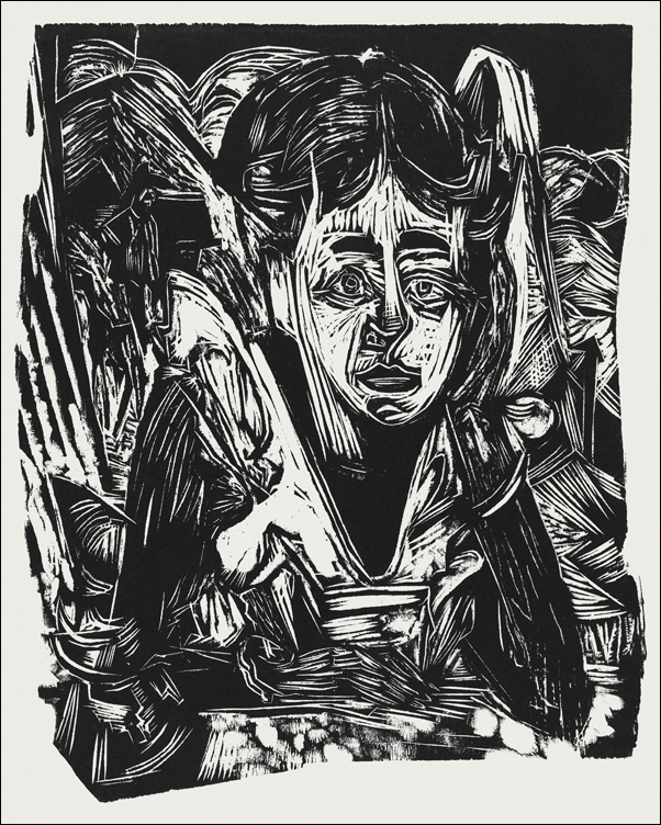 Image of Girl Dreaming, Ernst Ludwig Kirchner - plakat Wymiar do wyboru: 29,7x42 cm