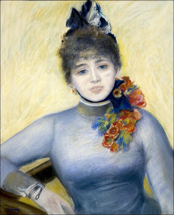 Image of Caroline Rémy (Séverine), Auguste Renoir - plakat Wymiar do wyboru: 70x100 cm