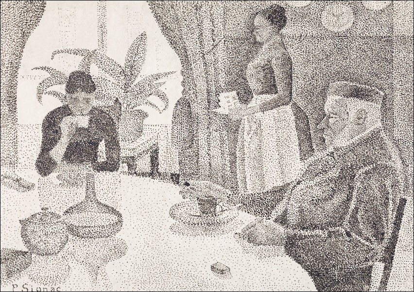 Image of The Dining Room, Paul Signac - plakat Wymiar do wyboru: 40x30 cm