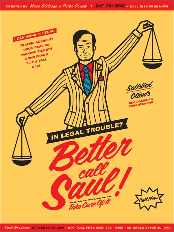 Image of Zadzwoń do Saula Better Call Saul, b - plakat Wymiar do wyboru: 60x80 cm