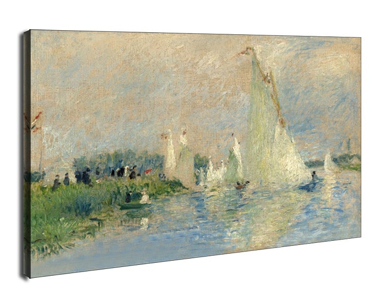 Image of Regatta at Argenteuil, Auguste Renoir - obraz na płótnie Wymiar do wyboru: 100x70 cm