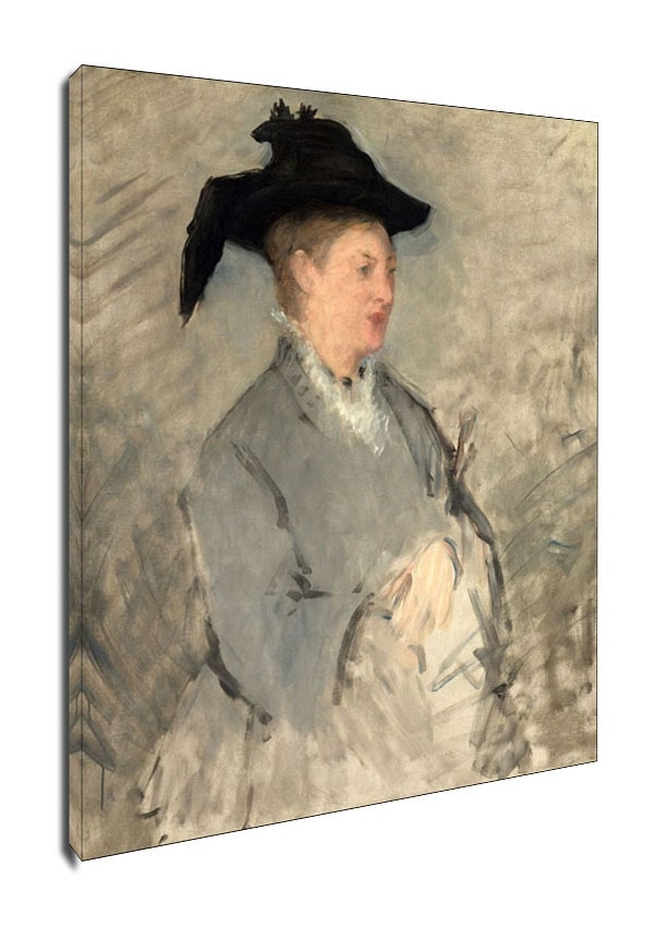 Image of Madame Edouard Manet (Suzanne Leenhoff, 1830 1906), Edouard Manet - obraz na płótnie Wymiar do wyboru: 20x30 cm