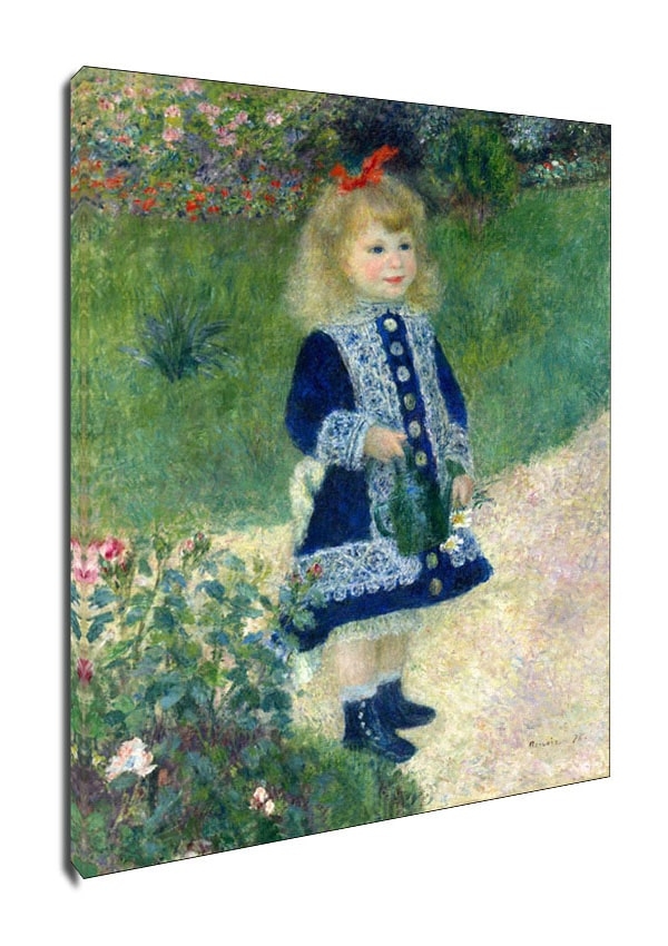 Image of A Girl with a Watering Can, Auguste Renoir - obraz na płótnie Wymiar do wyboru: 90x120 cm