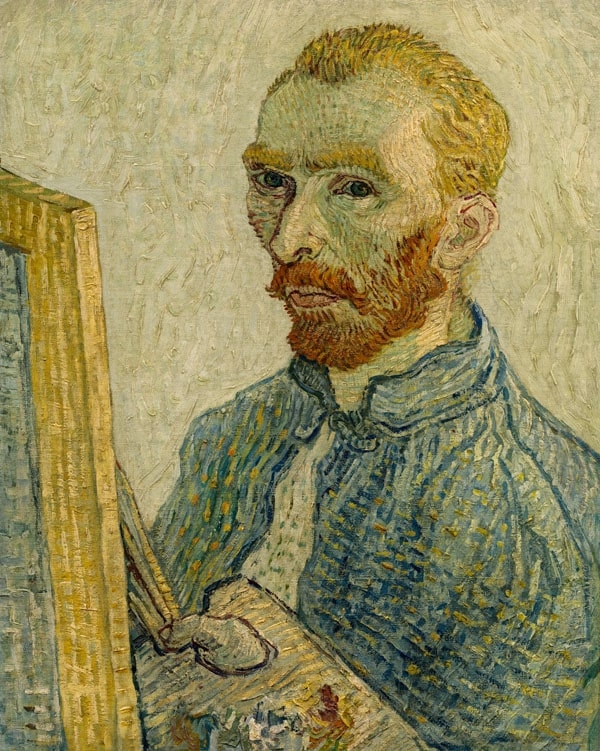 Image of Portrait of Vincent van Gogh, Vincent van Gogh - plakat Wymiar do wyboru: 40x50 cm