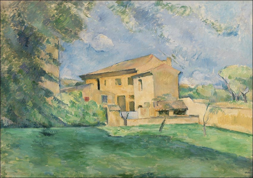 Image of The Farm at the Jas de Bouffan, Paul Cézanne - plakat Wymiar do wyboru: 100x70 cm