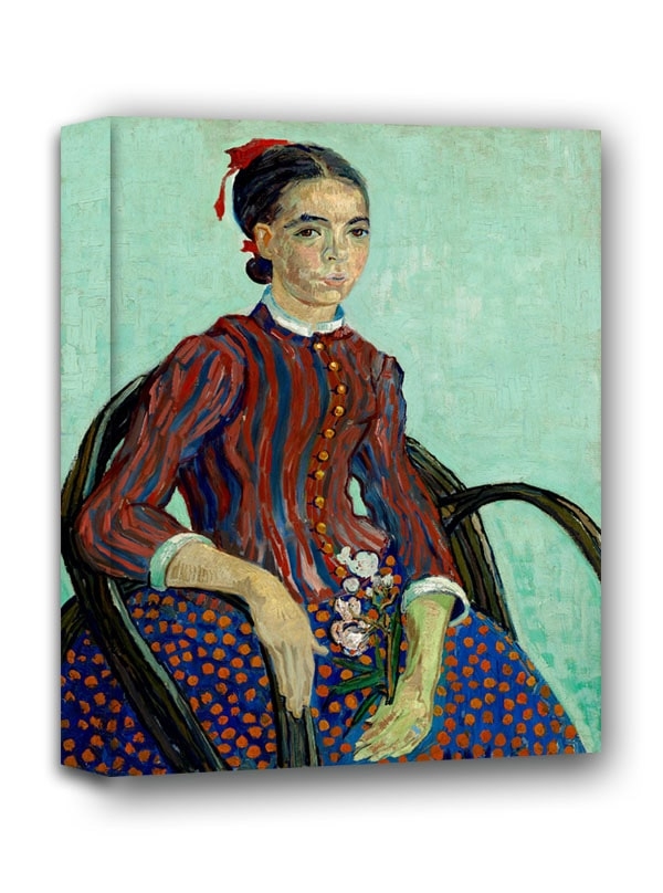 Image of La Mousmé, Vincent van Gogh - obraz na płótnie Wymiar do wyboru: 50x70 cm