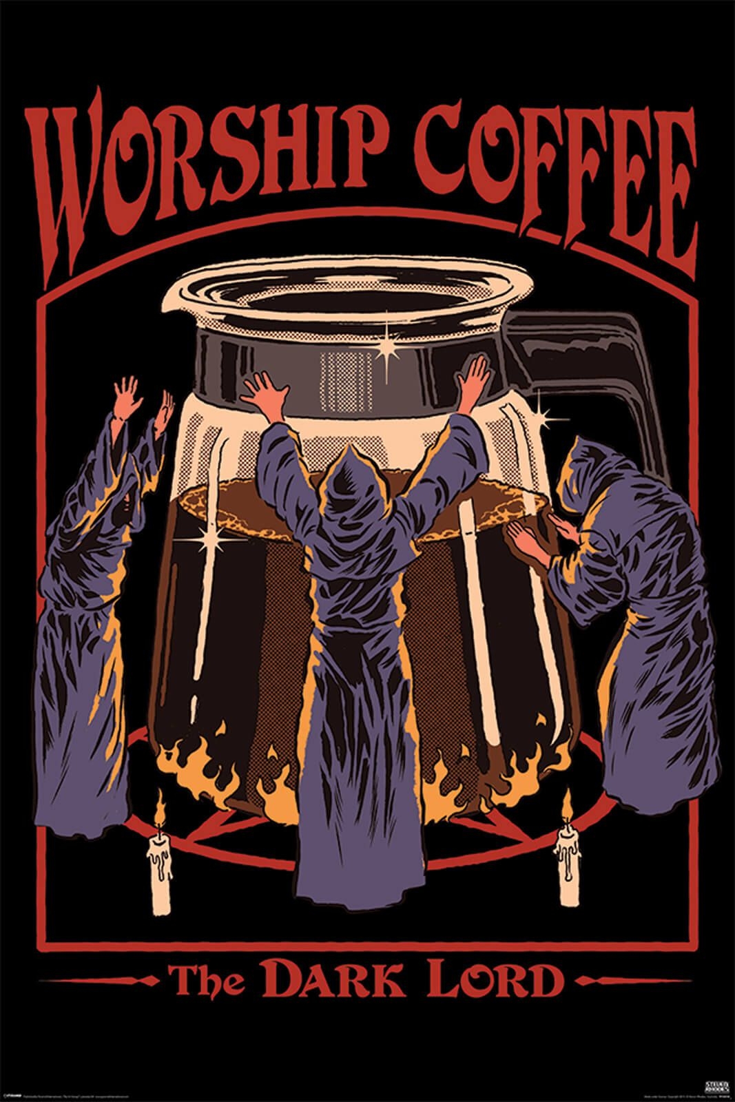 Image of Steven Rhodes Worship Coffee - plakat