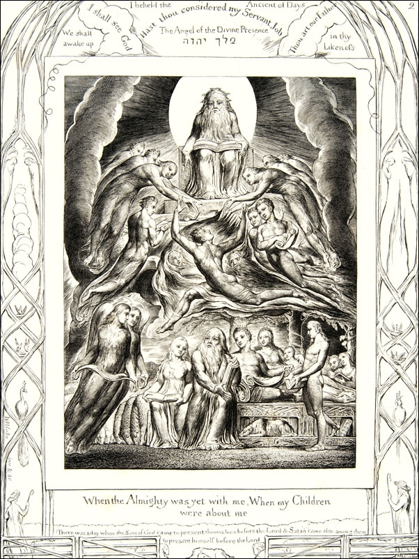 Image of Satan Before the Throne of God, William Blake - plakat Wymiar do wyboru: 29,7x42 cm