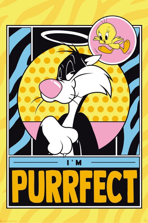 Image of Looney Tunes Ptasiek Tweety i Kot Sylwester - plakat