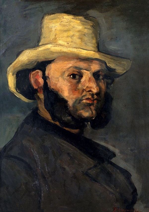Image of Gustave Boyer in a Straw Hat, Paul Cézanne - plakat Wymiar do wyboru: 42x59,4 cm