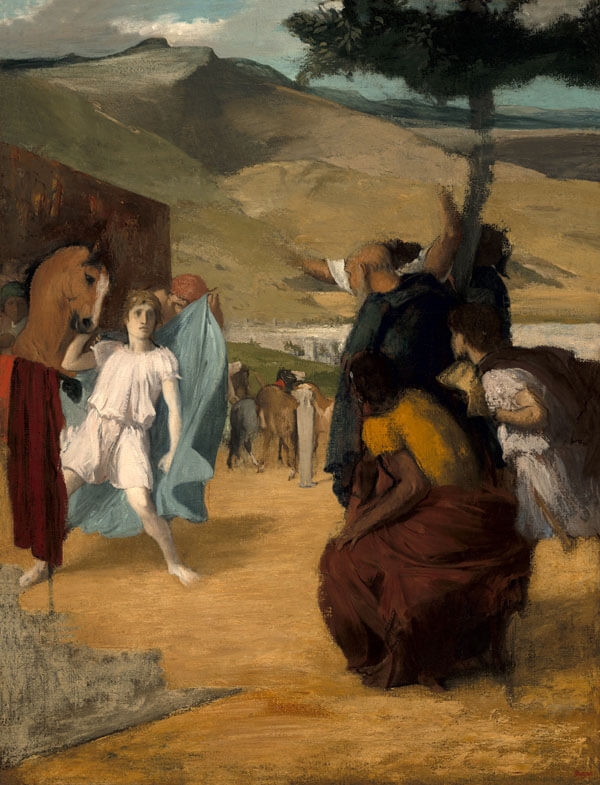 Image of Alexander and Bucephalus, Edgar Degas - plakat Wymiar do wyboru: 29,7x42 cm