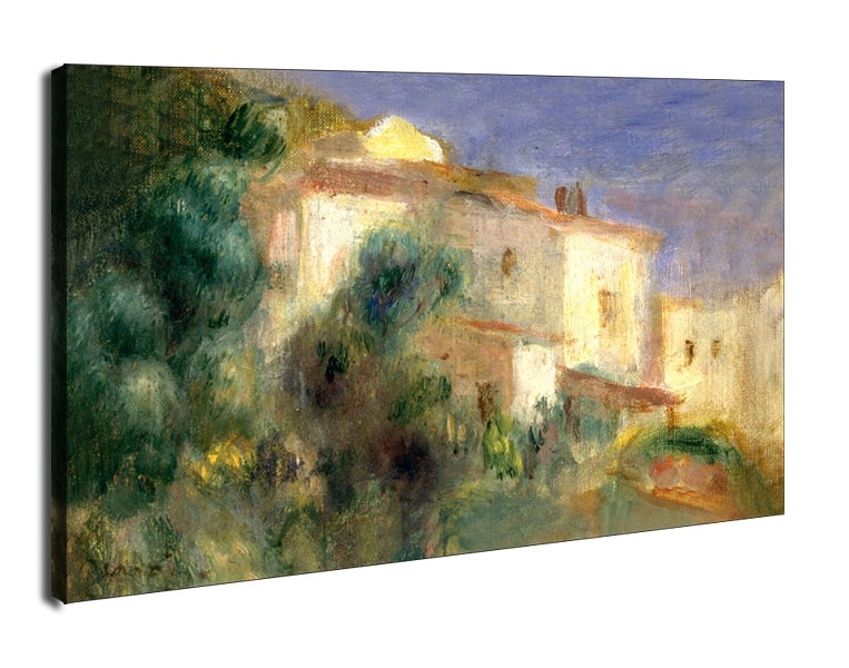 Image of Maison de la Poste, Cagnes, Auguste Renoir - obraz na płótnie Wymiar do wyboru: 100x70 cm