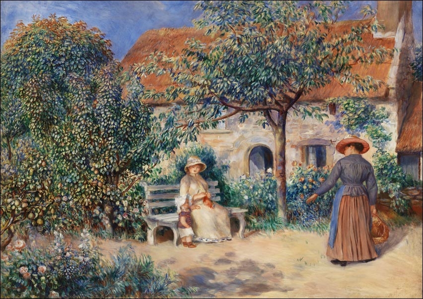 Image of In Brittany, Auguste Renoir - plakat Wymiar do wyboru: 30x20 cm