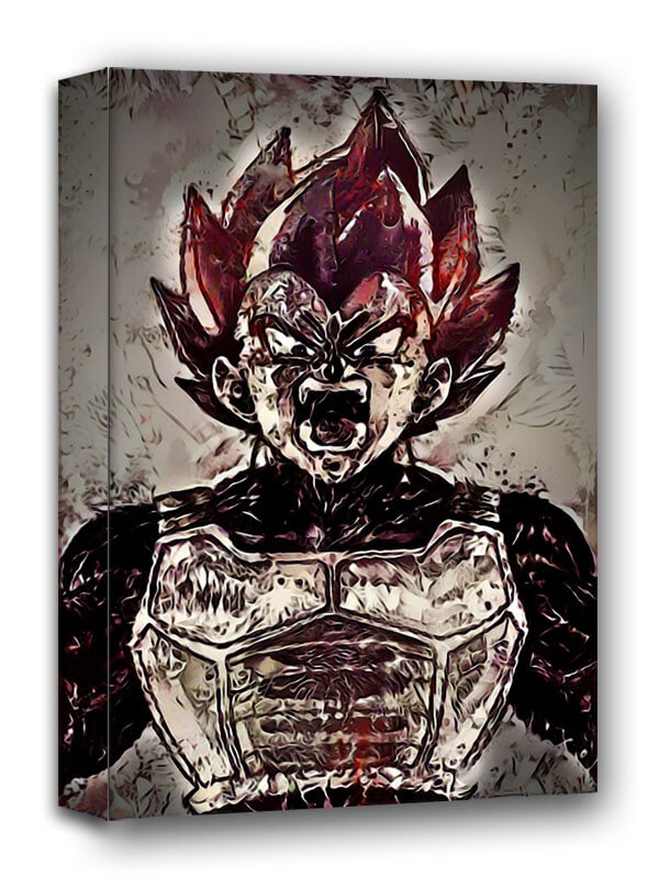 Image of Legends of Bedlam, Vegeta, the Limit Breaker, Dragon Ball - obraz na płótnie Wymiar do wyboru: 30x40 cm
