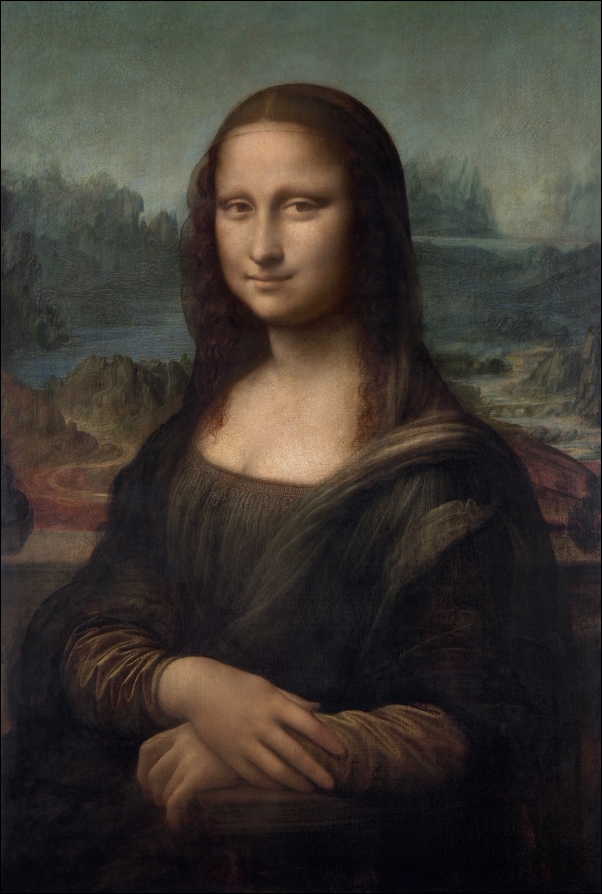 Image of Portrait of Mona Lisa del Giocondo (1503–1506), Leonardo Da Vinci - plakat Wymiar do wyboru: 70x100 cm