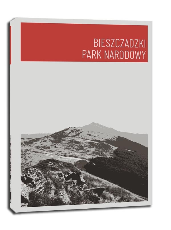 Image of Parki Narodowe, Bieszczady red - obraz na płótnie Wymiar do wyboru: 60x80 cm