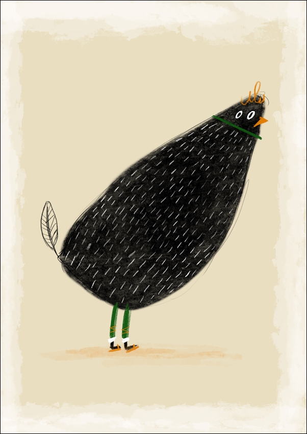 Image of Kura - plakat Wymiar do wyboru: 30x40 cm