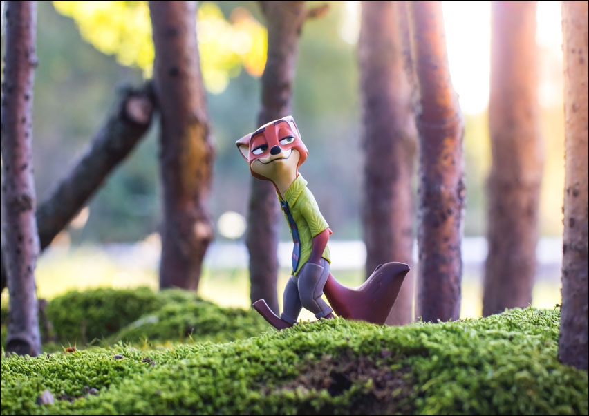 Image of Nick Wilde, Zwierzogród - plakat Wymiar do wyboru: 91,5x61 cm