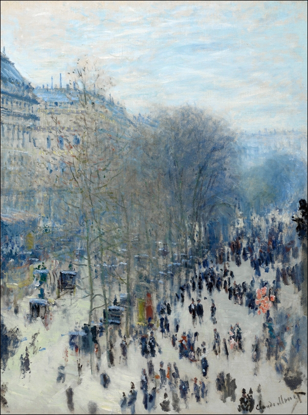 Image of Boulevard des capucines, Claude Monet - plakat Wymiar do wyboru: 21x29,7 cm