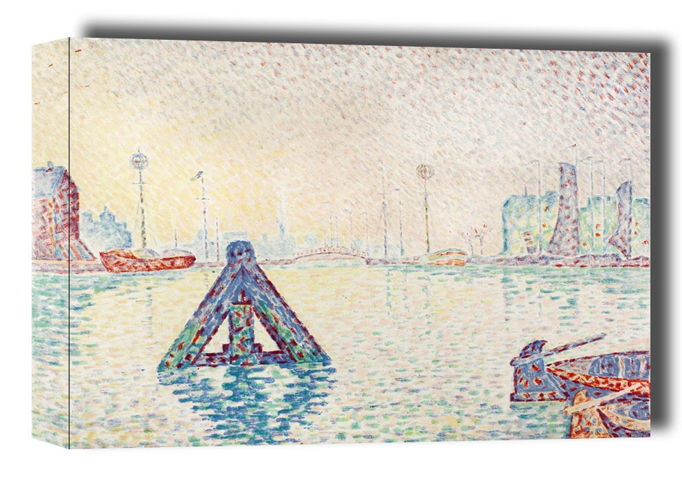 Image of In Holland–The Buoy, Paul Signac - obraz na płótnie Wymiar do wyboru: 40x30 cm